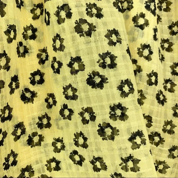 1. State Off the Shoulder Floral Print Maxi Dress Yellow Size S NWT - Picture 12 of 15